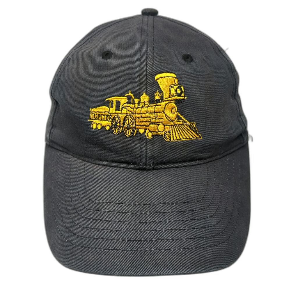 Ultra Club Baseball Cap Black One Size Jupiter Locomotive FMCA Golden Spike Hat
